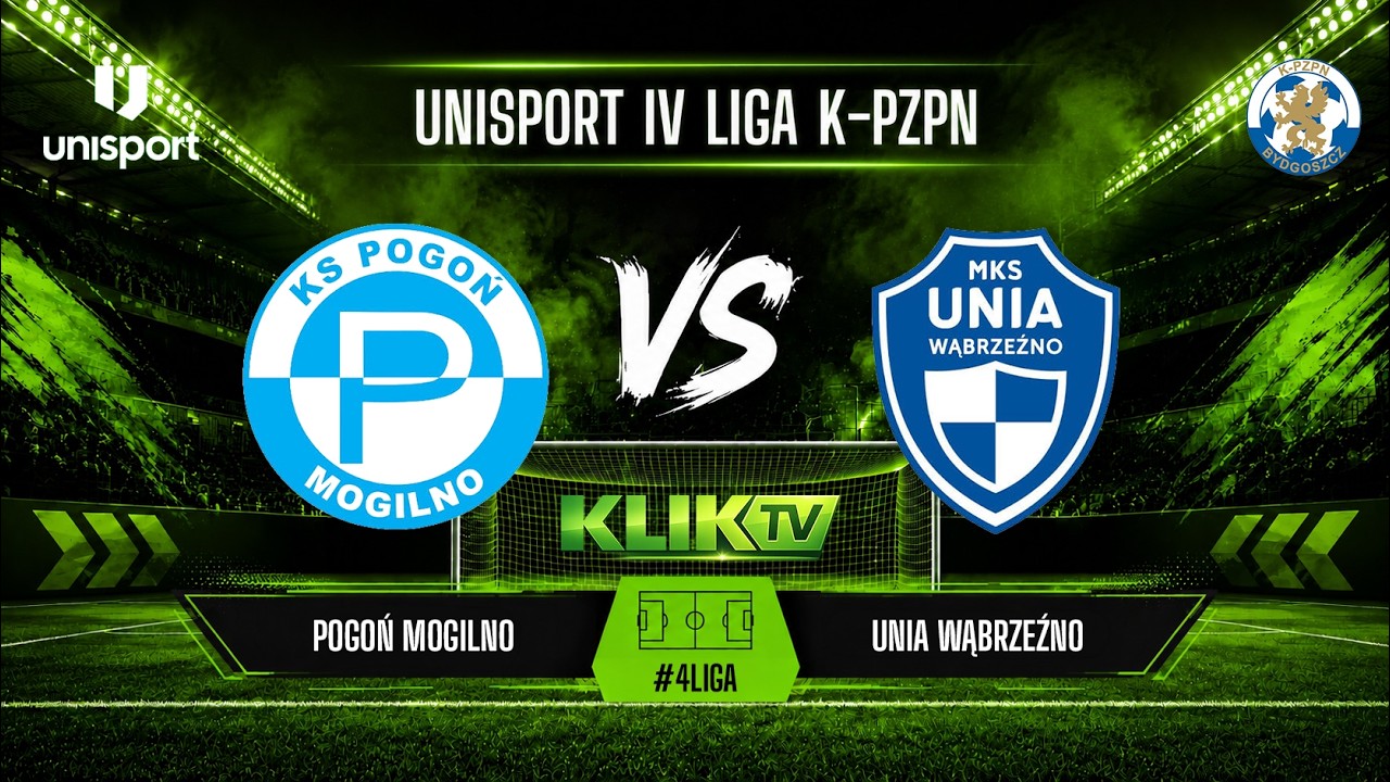 TRASNSMSJA: Pogoń Mogilno – Unia Wąbrzeźno