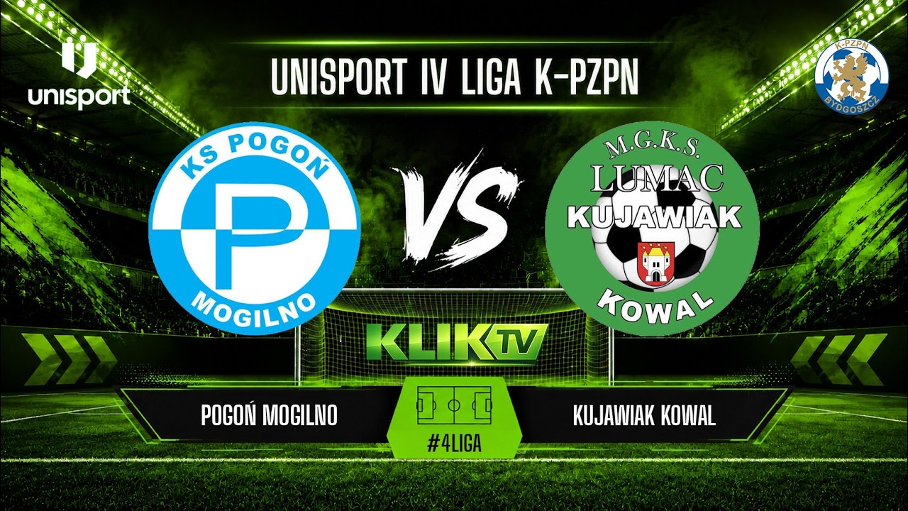 TRANSMISJA: Pogoń Mogilno – Kujawiak Kowal