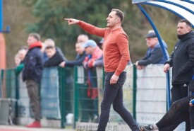 25.3.2023 ChełmnoChełminianka Chełmno 1:5 Pogoń MogilnoIV liga, sezon 2022/2023, 20 kolejkaN/z Karol Kaźmierczak (trener)Foto: Grzegorz Gebala (www.pogonmogilno.pl)