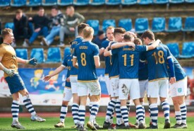 25.3.2023 ChełmnoChełminianka Chełmno 1:5 Pogoń MogilnoIV liga, sezon 2022/2023, 20 kolejkaN/z Radość bramkaFoto: Grzegorz Gebala (www.pogonmogilno.pl)
