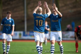25.3.2023 ChełmnoChełminianka Chełmno 1:5 Pogoń MogilnoIV liga, sezon 2022/2023, 20 kolejkaN/z Filip Jagielski Antoni KrajnykFoto: Grzegorz Gebala (www.pogonmogilno.pl)