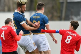 01.{ipmonth0}.2023 Mogilno Pogoń Mogilno 2:2 (1:0) Chemik BydgoszczIV liga, sezon 2022/2023, 21 kolejkaN/z Bartłomiej Delekta, Adrian KiełpińskiFoto: Grzegorz Gebala (www.pogonmogilno.pl)