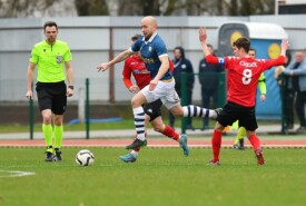01.{ipmonth0}.2023 Mogilno Pogoń Mogilno 2:2 (1:0) Chemik BydgoszczIV liga, sezon 2022/2023, 21 kolejkaN/z Filip JagielskiFoto: Grzegorz Gebala (www.pogonmogilno.pl)