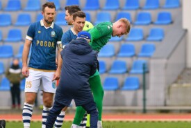 01.{ipmonth0}.2023 Mogilno Pogoń Mogilno 2:2 (1:0) Chemik BydgoszczIV liga, sezon 2022/2023, 21 kolejkaN/z Bartłomiej Delekta, Krzysztof Chojnacki, Gracjan ŁętFoto: Grzegorz Gebala (www.pogonmogilno.pl)