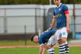 01.{ipmonth0}.2023 Mogilno Pogoń Mogilno 2:2 (1:0) Chemik BydgoszczIV liga, sezon 2022/2023, 21 kolejkaN/z Mateusz Rościszewski, Antoni KrajnykFoto: Grzegorz Gebala (www.pogonmogilno.pl)