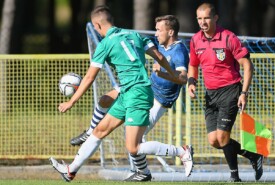 16.09.2023 Izbica Kujawska, Kujawianka Izbica Kujawska 3:2 Pogoń Mogilno IV liga 2023/2024, 8 kolejka Foto: Grzegorz Gębala (www.pogonmogilno.pl)