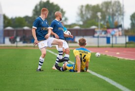23.09.2023 Mogilno, Pogoń Mogilno 1:2 Tłuchowia TłuchowoIV liga 2023/2024, 9 kolejka Foto: Grzegorz Gębala (www.pogonmogilno.pl)