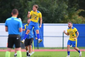 23.09.2023 Mogilno, Pogoń Mogilno 1:2 Tłuchowia TłuchowoIV liga 2023/2024, 9 kolejka Foto: Grzegorz Gębala (www.pogonmogilno.pl)