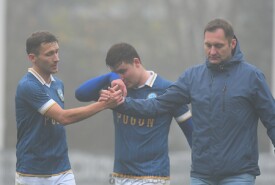 11.11.2023 Chełmno,Chełminianka Chełmno 3:6 Pogoń MogilnoIV liga 2023/2024, 16 kolejka Foto: Grzegorz Gębala (www.pogonmogilno.pl)