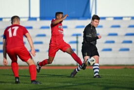 09.03.2024 MogilnoPogoń Mogilno 6:0 Orlęta Aleksandrów Kujawski18 kolejka IV ligi 2023/2024Foto: Grzegorz Gębala