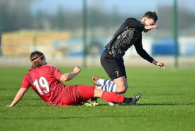 09.03.2024 MogilnoPogoń Mogilno 6:0 Orlęta Aleksandrów Kujawski18 kolejka IV ligi 2023/2024Foto: Grzegorz Gębala