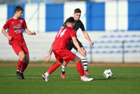 09.03.2024 MogilnoPogoń Mogilno 6:0 Orlęta Aleksandrów Kujawski18 kolejka IV ligi 2023/2024Foto: Grzegorz Gębala