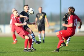 09.03.2024 MogilnoPogoń Mogilno 6:0 Orlęta Aleksandrów Kujawski18 kolejka IV ligi 2023/2024Foto: Grzegorz Gębala