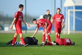 09.03.2024 MogilnoPogoń Mogilno 6:0 Orlęta Aleksandrów Kujawski18 kolejka IV ligi 2023/2024Foto: Grzegorz Gębala