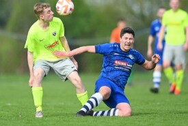 07.04.2024 DąbrówkaA-klasa, 16 kolejka Pogoń II Mogilno 3:2 Czarni Wierzchosławice Foto: Grzegorz Gębala