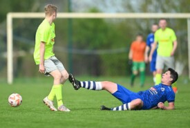 07.04.2024 DąbrówkaA-klasa, 16 kolejka Pogoń II Mogilno 3:2 Czarni Wierzchosławice Foto: Grzegorz Gębala