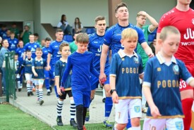 27.04.2024 Mogilno25 kolejka IV ligiPogoń Mogilno 10:1 Kujawianka Izbica KujawskaFoto: Grzegorz Gębala