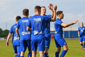 27.04.2024 Mogilno25 kolejka IV ligiPogoń Mogilno 10:1 Kujawianka Izbica KujawskaFoto: Grzegorz Gębala