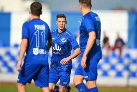 27.04.2024 Mogilno25 kolejka IV ligiPogoń Mogilno 10:1 Kujawianka Izbica KujawskaFoto: Grzegorz Gębala