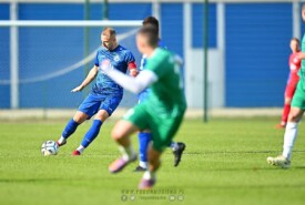 27.04.2024 Mogilno25 kolejka IV ligiPogoń Mogilno 10:1 Kujawianka Izbica KujawskaFoto: Grzegorz Gębala