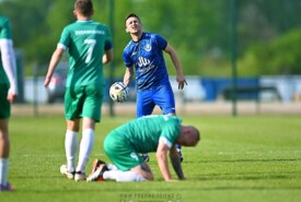 27.04.2024 Mogilno25 kolejka IV ligiPogoń Mogilno 10:1 Kujawianka Izbica KujawskaFoto: Grzegorz Gębala