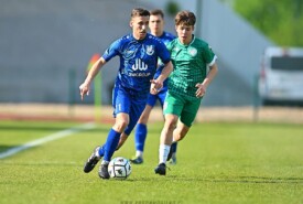 27.04.2024 Mogilno25 kolejka IV ligiPogoń Mogilno 10:1 Kujawianka Izbica KujawskaFoto: Grzegorz Gębala