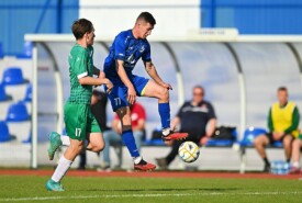 27.04.2024 Mogilno25 kolejka IV ligiPogoń Mogilno 10:1 Kujawianka Izbica KujawskaFoto: Grzegorz Gębala