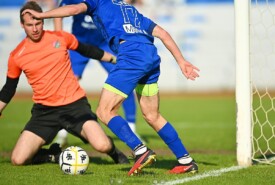 27.04.2024 Mogilno25 kolejka IV ligiPogoń Mogilno 10:1 Kujawianka Izbica KujawskaFoto: Grzegorz Gębala