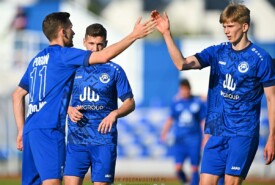 27.04.2024 Mogilno25 kolejka IV ligiPogoń Mogilno 10:1 Kujawianka Izbica KujawskaFoto: Grzegorz Gębala