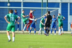 27.04.2024 Mogilno25 kolejka IV ligiPogoń Mogilno 10:1 Kujawianka Izbica KujawskaFoto: Grzegorz Gębala