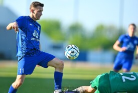 27.04.2024 Mogilno25 kolejka IV ligiPogoń Mogilno 10:1 Kujawianka Izbica KujawskaFoto: Grzegorz Gębala