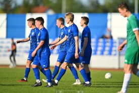 27.04.2024 Mogilno25 kolejka IV ligiPogoń Mogilno 10:1 Kujawianka Izbica KujawskaFoto: Grzegorz Gębala