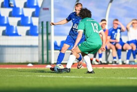 27.04.2024 Mogilno25 kolejka IV ligiPogoń Mogilno 10:1 Kujawianka Izbica KujawskaFoto: Grzegorz Gębala