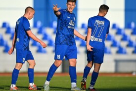 27.04.2024 Mogilno25 kolejka IV ligiPogoń Mogilno 10:1 Kujawianka Izbica KujawskaFoto: Grzegorz Gębala