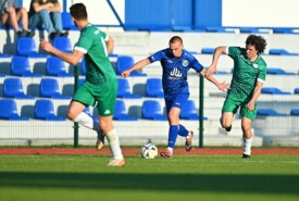 27.04.2024 Mogilno25 kolejka IV ligiPogoń Mogilno 10:1 Kujawianka Izbica KujawskaFoto: Grzegorz Gębala