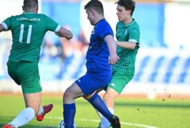 27.04.2024 Mogilno25 kolejka IV ligiPogoń Mogilno 10:1 Kujawianka Izbica KujawskaFoto: Grzegorz Gębala