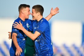 27.04.2024 Mogilno25 kolejka IV ligiPogoń Mogilno 10:1 Kujawianka Izbica KujawskaFoto: Grzegorz Gębala