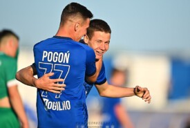 27.04.2024 Mogilno25 kolejka IV ligiPogoń Mogilno 10:1 Kujawianka Izbica KujawskaFoto: Grzegorz Gębala