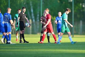 27.04.2024 Mogilno25 kolejka IV ligiPogoń Mogilno 10:1 Kujawianka Izbica KujawskaFoto: Grzegorz Gębala