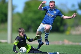 12.05.2024 Mogilno9 kolejka II liga okręgowa C1 Trampkarz Grupa zach. (RW)Pogoń Mogilno 1:2 Gwiazda BydgoszczFoto: Grzegorz Gębala