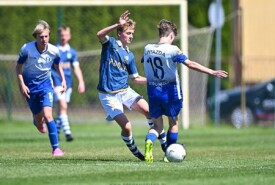 12.05.2024 Mogilno9 kolejka II liga okręgowa C1 Trampkarz Grupa zach. (RW)Pogoń Mogilno 1:2 Gwiazda BydgoszczFoto: Grzegorz Gębala