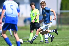 12.05.2024 Mogilno9 kolejka II liga okręgowa C1 Trampkarz Grupa zach. (RW)Pogoń Mogilno 1:2 Gwiazda BydgoszczFoto: Grzegorz Gębala