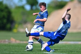 12.05.2024 Mogilno9 kolejka II liga okręgowa C1 Trampkarz Grupa zach. (RW)Pogoń Mogilno 1:2 Gwiazda BydgoszczFoto: Grzegorz Gębala