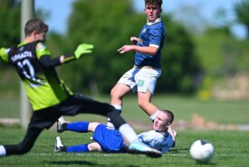 12.05.2024 Mogilno9 kolejka II liga okręgowa C1 Trampkarz Grupa zach. (RW)Pogoń Mogilno 1:2 Gwiazda BydgoszczFoto: Grzegorz Gębala