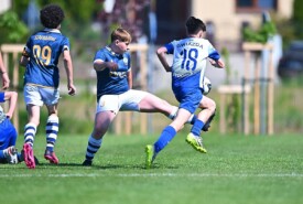 12.05.2024 Mogilno9 kolejka II liga okręgowa C1 Trampkarz Grupa zach. (RW)Pogoń Mogilno 1:2 Gwiazda BydgoszczFoto: Grzegorz Gębala