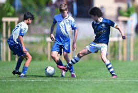 12.05.2024 Mogilno9 kolejka II liga okręgowa C1 Trampkarz Grupa zach. (RW)Pogoń Mogilno 1:2 Gwiazda BydgoszczFoto: Grzegorz Gębala