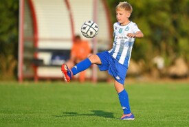 08.09.2024 DąbrówkaBydgoszcz: III liga okręgowa D1 Młodzik Grupa 2Pogoń Mogilno 6:1 Spójnia Białe BłotaFoto: Grzegorz Gębala