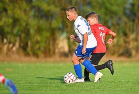 08.09.2024 DąbrówkaBydgoszcz: III liga okręgowa D1 Młodzik Grupa 2Pogoń Mogilno 6:1 Spójnia Białe BłotaFoto: Grzegorz Gębala