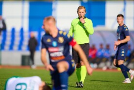 19.10.2024 Mogilno IV liga 2024/2025 13 kolejka Pogoń Mogilno 2:1 Kujawiak KowalFoto: Grzegorz Gębala