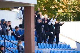 19.10.2024 Mogilno IV liga 2024/2025 13 kolejka Pogoń Mogilno 2:1 Kujawiak KowalFoto: Grzegorz Gębala